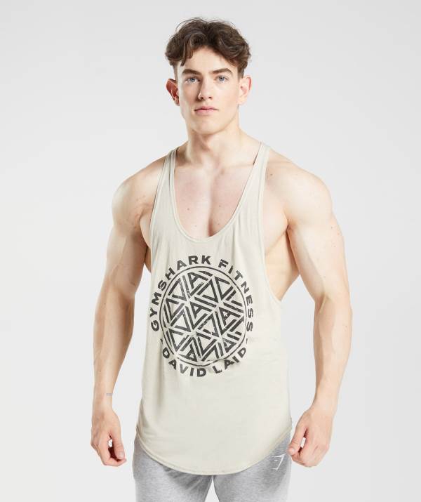 Panske Tielko Gymshark GS x David Laid Stringer Siva | FK3459162